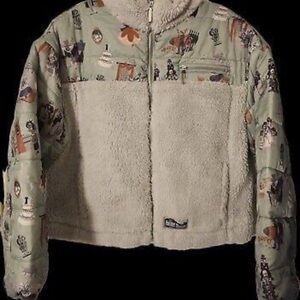 XXXL Disney Parks The Haunted Mansion Sherpa Puff Jacket